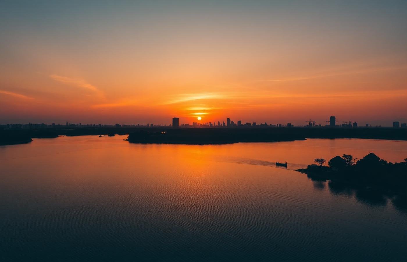 West Lake sunset